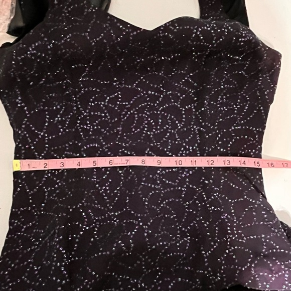 Reggio maxi formal sleeveless sequins purple gown dress Y2K size 10 - Picture 13 of 15